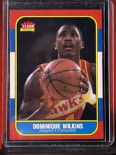 Fleer 1986 Dominique Wilkins Rookie Card #121