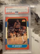 1986 FLEER #49 JAY HUMPHRIES PSA 7