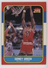 1986-87 Fleer Sidney Green #40 m4l