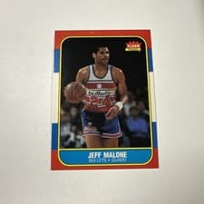 1986-87 Fleer Premier #67 RC Jeff Malone