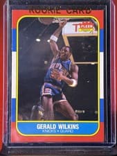 1986/1987 Fleer Basketball#122 Gerald Wilkins '86 RC Rookie Card NR/MT Condition