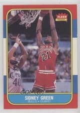 1986-87 Fleer Sidney Green #40 19uj