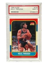 1986-87 Fleer - Kurt Rambis #89, #87,#115, #125, #129,#5,#86,#113,#10,#72 PSA 9