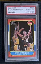 1986 Fleer Basketball - #106 Steve Stipanovich - PSA 10