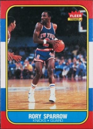 Rory Sparrow - 1986 Fleer #105