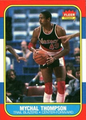 Mychal Thompson - 1986 Fleer #111