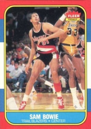 Sam Bowie - 1986 Fleer #13
