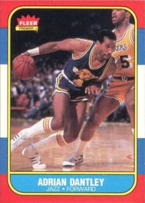 Adrian Dantley - 1986 Fleer #21