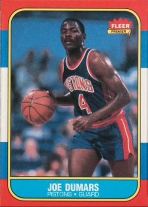 Joe Dumars - 1986 Fleer #27