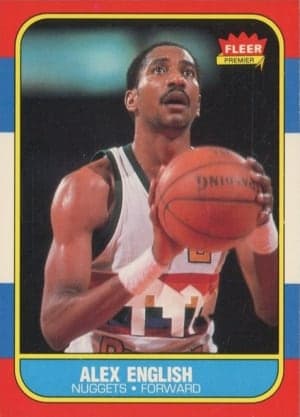 Alex English - 1986 Fleer #30
