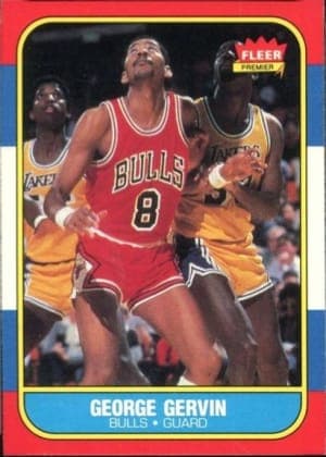 George Gervin - 1986 Fleer #36
