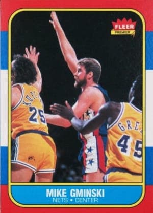Mike Gminski - 1986 Fleer #38