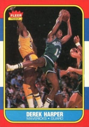 Derek Harper - 1986 Fleer #44