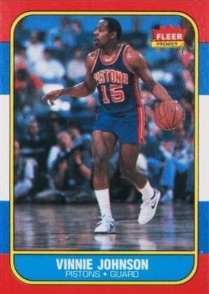Vinnie Johnson - 1986 Fleer #56