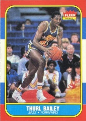 Thurl Bailey - 1986 Fleer #6