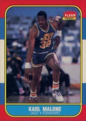 Karl Malone - 1986 Fleer #68