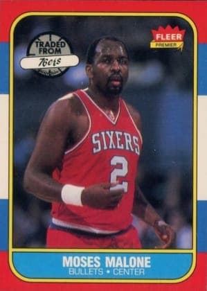 Moses Malone - 1986 Fleer #69