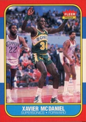 Xavier McDaniel - 1986 Fleer #72