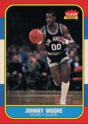 Johnny Moore - 1986 Fleer #76