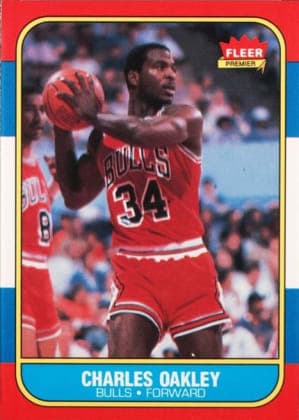 Charles Oakley - 1986 Fleer #81