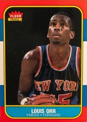Louis Orr - 1986 Fleer #83