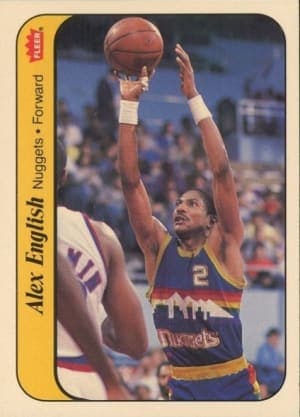 Alex English - 1986 Fleer #S4